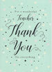 Picture of WONDERFUL TEACHER CARD